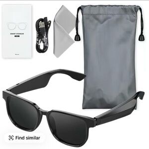 Black Smart Eyewear Sunglasses
